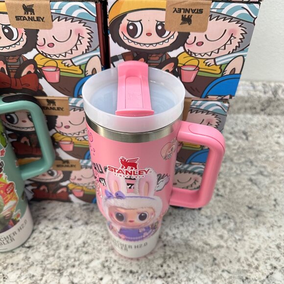Tokidoki Pink La bubu 40 Oz Quencher H2.0 Tumbler Lid & Straw New - Picture 4 of 4